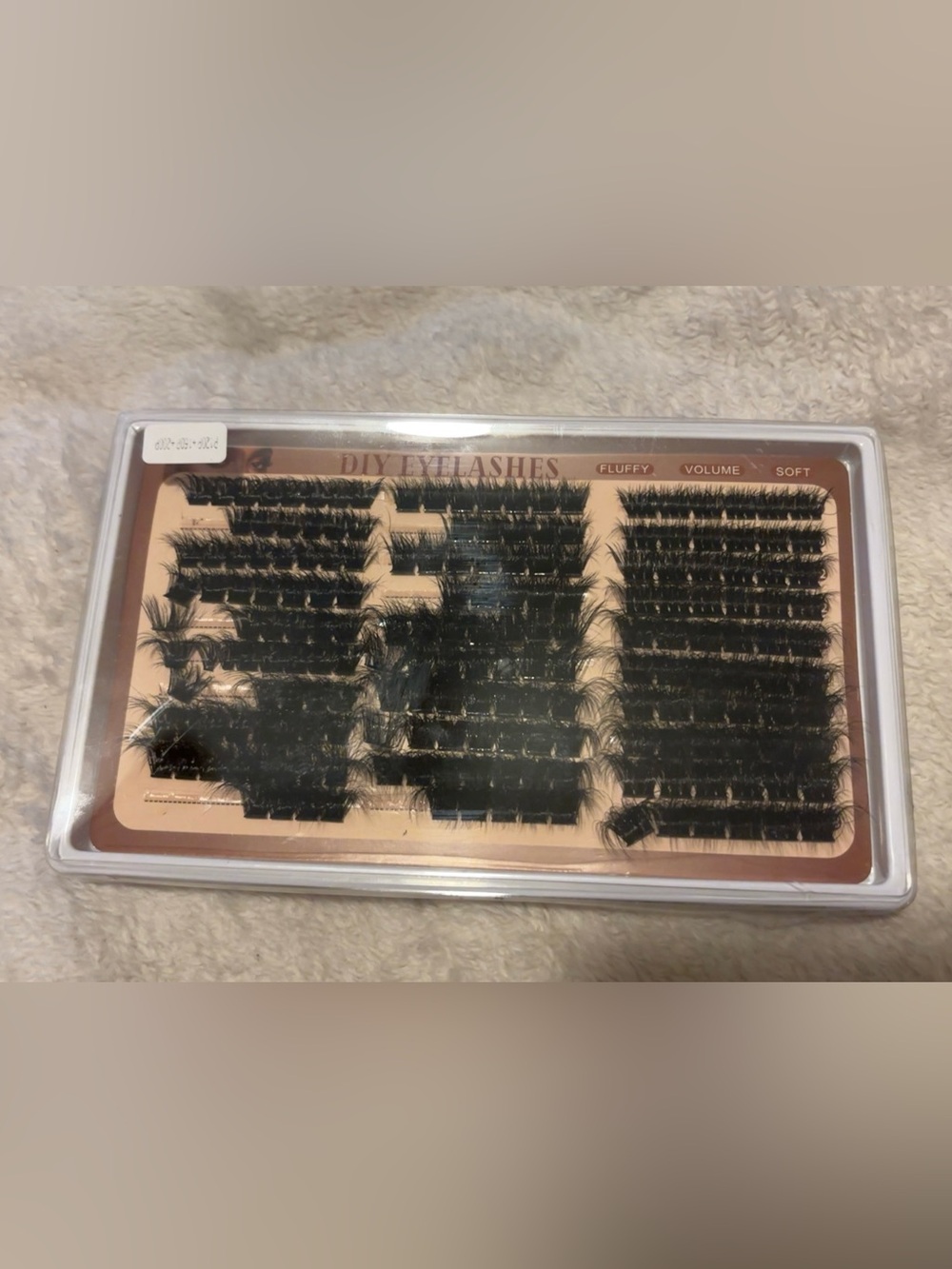 DIY Fluffy Volume Individual False Eyelash Clusters - Black